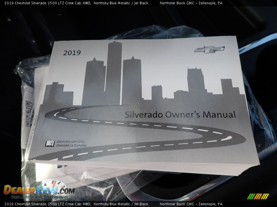 2019 Chevrolet Silverado 1500 LTZ Crew Cab 4WD Northsky Blue Metallic / Jet Black Photo #29