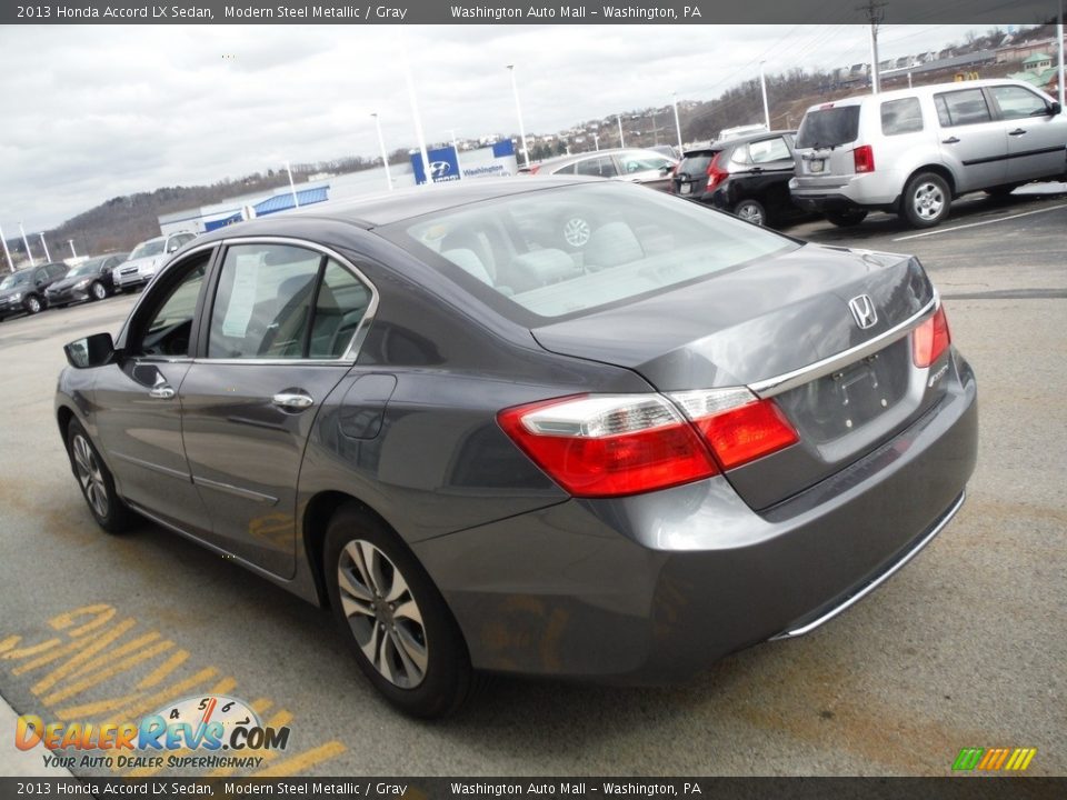 2013 Honda Accord LX Sedan Modern Steel Metallic / Gray Photo #7