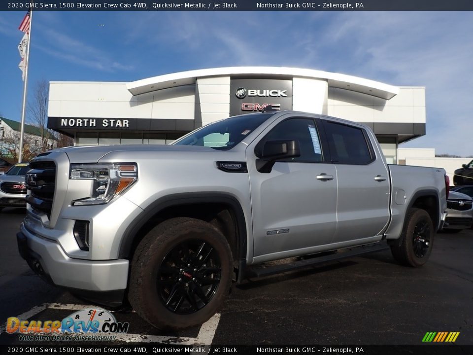 2020 GMC Sierra 1500 Elevation Crew Cab 4WD Quicksilver Metallic / Jet Black Photo #1