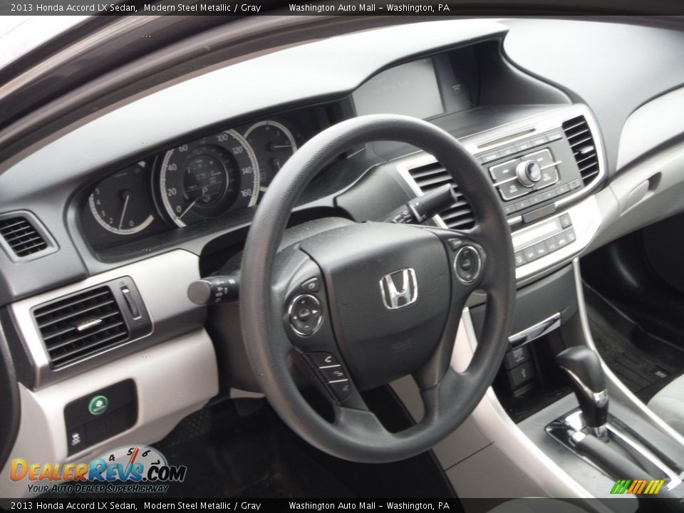 2013 Honda Accord LX Sedan Modern Steel Metallic / Gray Photo #10