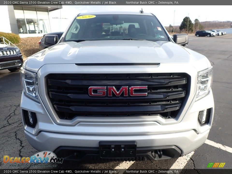 2020 GMC Sierra 1500 Elevation Crew Cab 4WD Quicksilver Metallic / Jet Black Photo #3