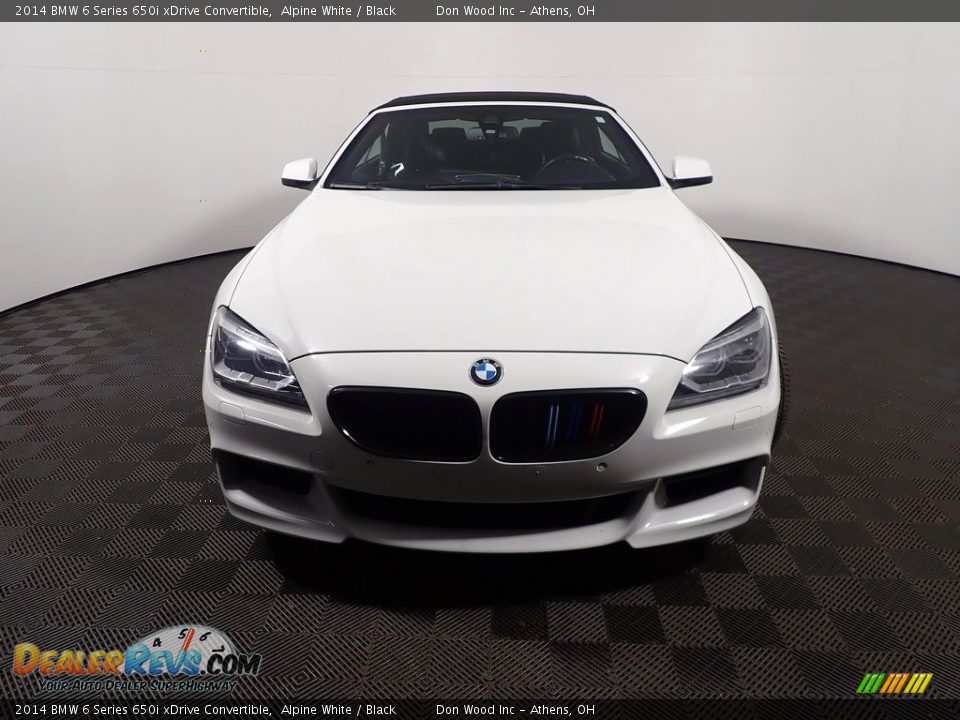 2014 BMW 6 Series 650i xDrive Convertible Alpine White / Black Photo #6