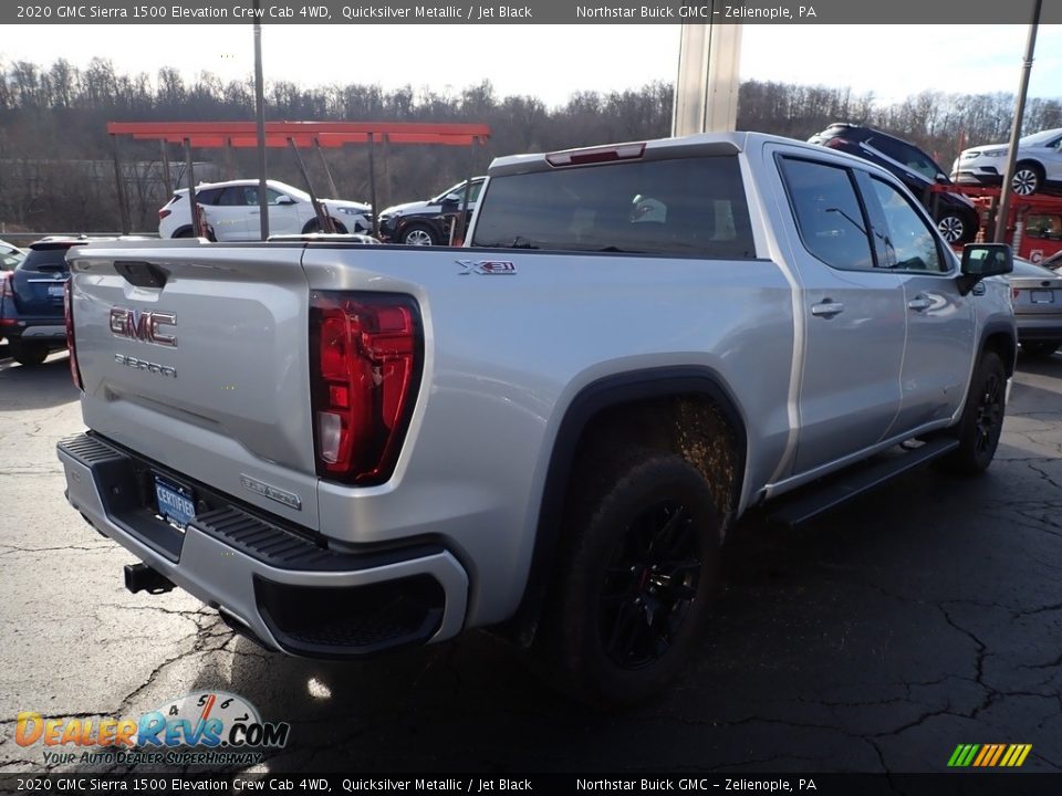 2020 GMC Sierra 1500 Elevation Crew Cab 4WD Quicksilver Metallic / Jet Black Photo #9