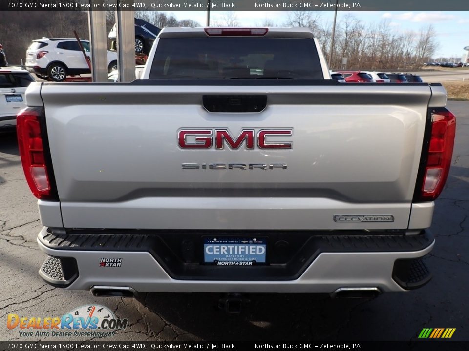 2020 GMC Sierra 1500 Elevation Crew Cab 4WD Quicksilver Metallic / Jet Black Photo #10