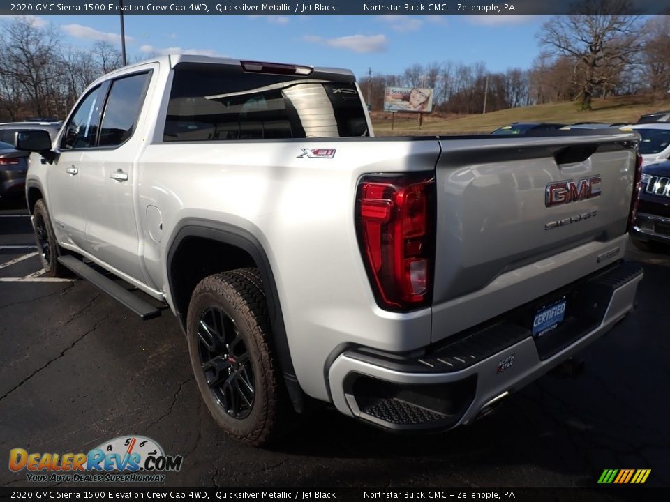 2020 GMC Sierra 1500 Elevation Crew Cab 4WD Quicksilver Metallic / Jet Black Photo #11