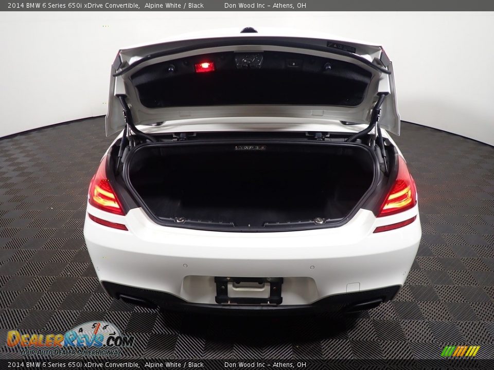 2014 BMW 6 Series 650i xDrive Convertible Alpine White / Black Photo #15