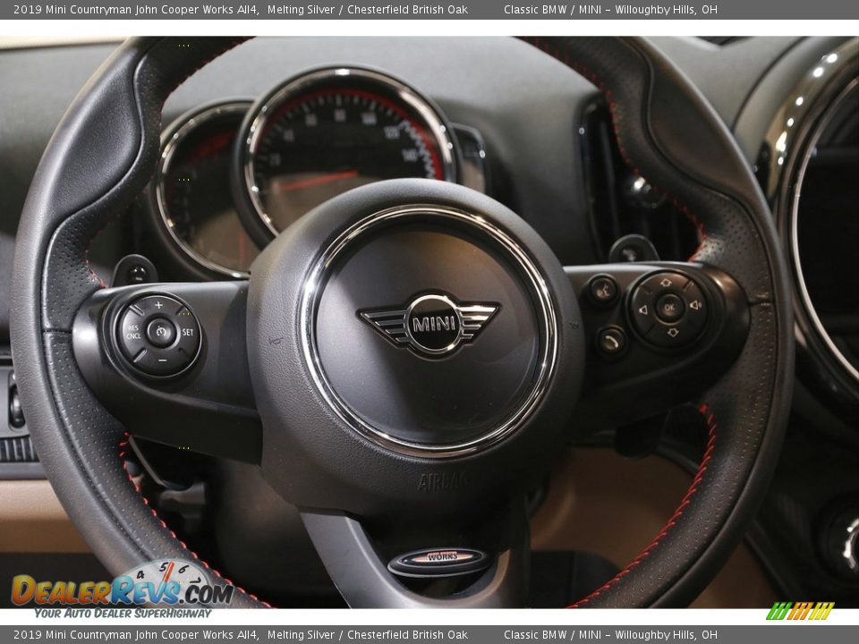2019 Mini Countryman John Cooper Works All4 Melting Silver / Chesterfield British Oak Photo #7