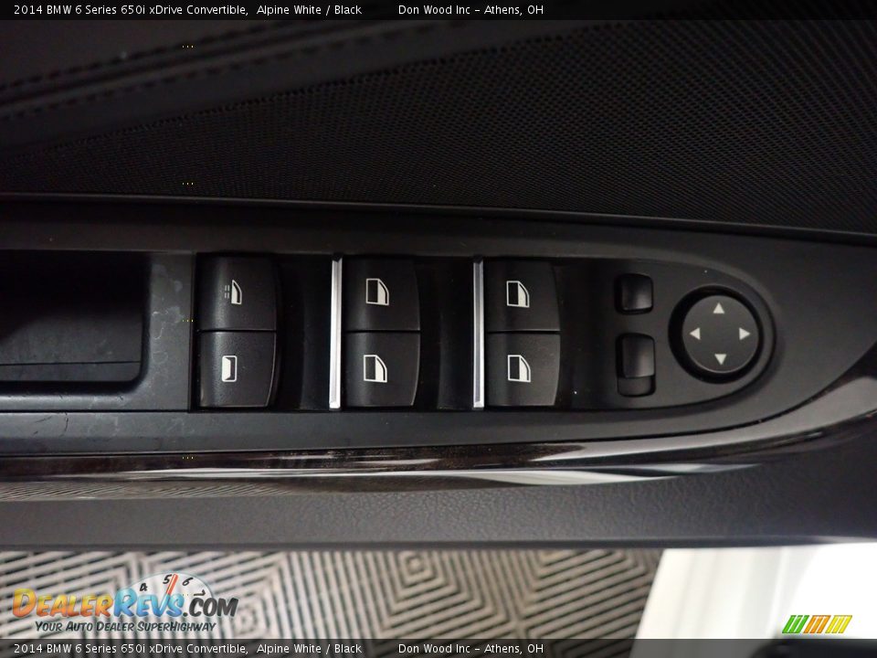 2014 BMW 6 Series 650i xDrive Convertible Alpine White / Black Photo #22