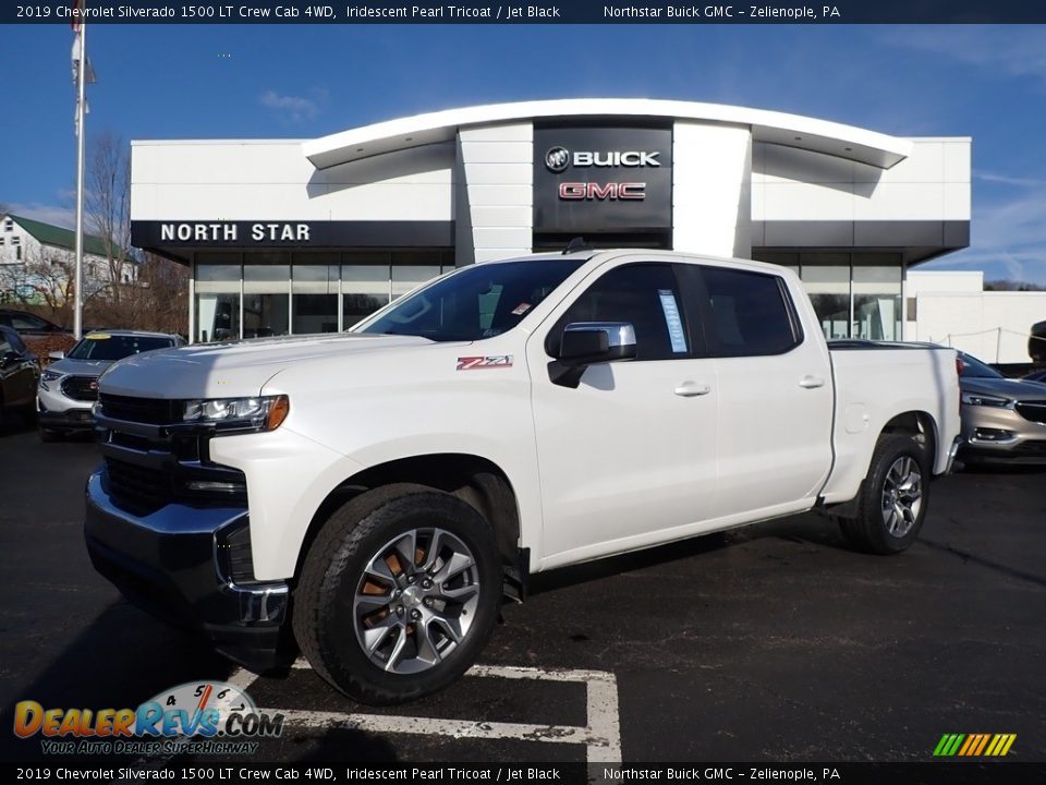 2019 Chevrolet Silverado 1500 LT Crew Cab 4WD Iridescent Pearl Tricoat / Jet Black Photo #1