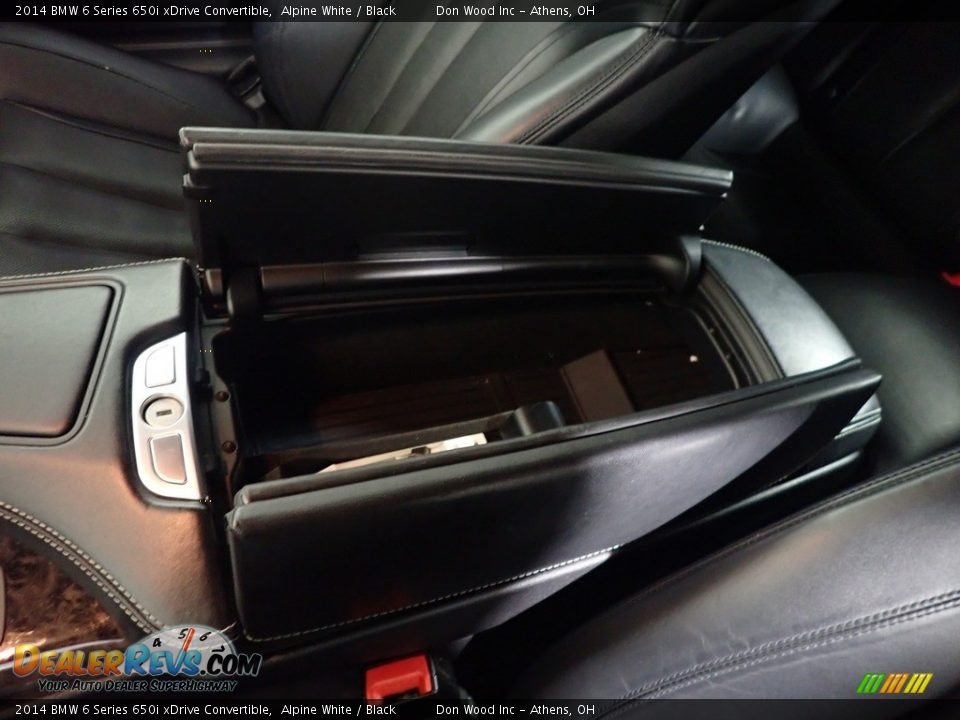 2014 BMW 6 Series 650i xDrive Convertible Alpine White / Black Photo #33