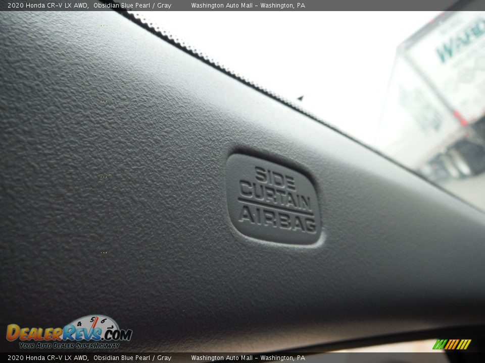 2020 Honda CR-V LX AWD Obsidian Blue Pearl / Gray Photo #19