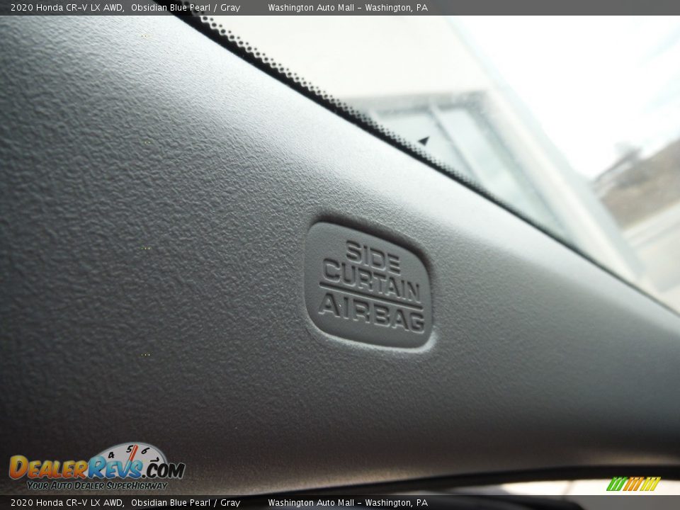 2020 Honda CR-V LX AWD Obsidian Blue Pearl / Gray Photo #23
