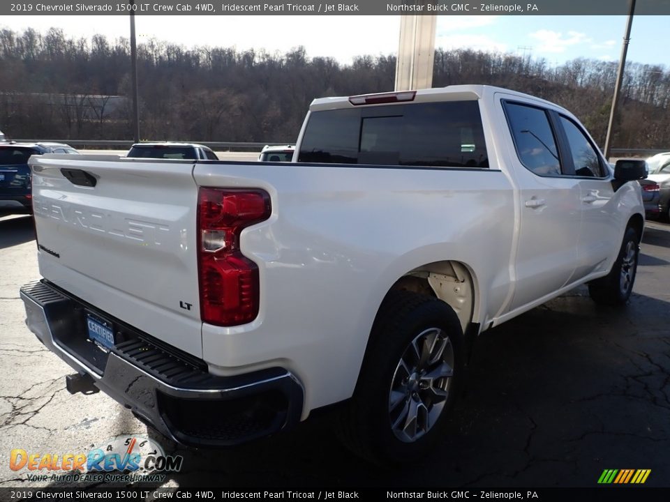 2019 Chevrolet Silverado 1500 LT Crew Cab 4WD Iridescent Pearl Tricoat / Jet Black Photo #9