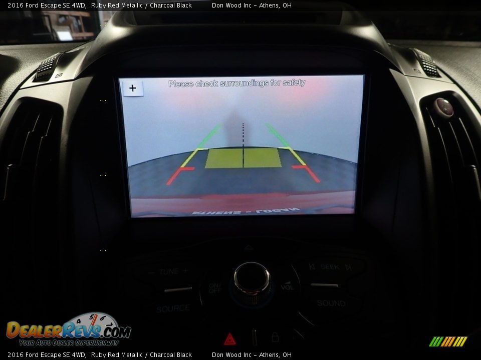 2016 Ford Escape SE 4WD Ruby Red Metallic / Charcoal Black Photo #2