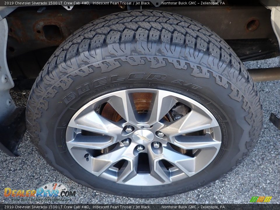 2019 Chevrolet Silverado 1500 LT Crew Cab 4WD Iridescent Pearl Tricoat / Jet Black Photo #14