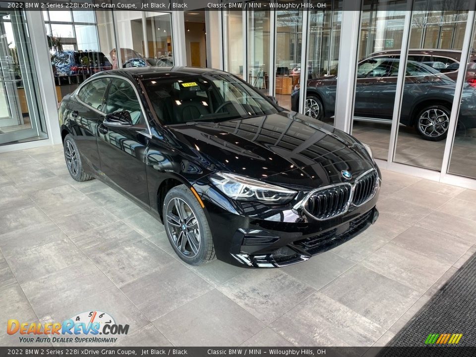 2022 BMW 2 Series 228i xDrive Gran Coupe Jet Black / Black Photo #1