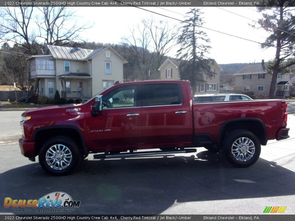 2022 Chevrolet Silverado 2500HD High Country Crew Cab 4x4 Cherry Red Tintcoat / Jet Black/­Umber Photo #6