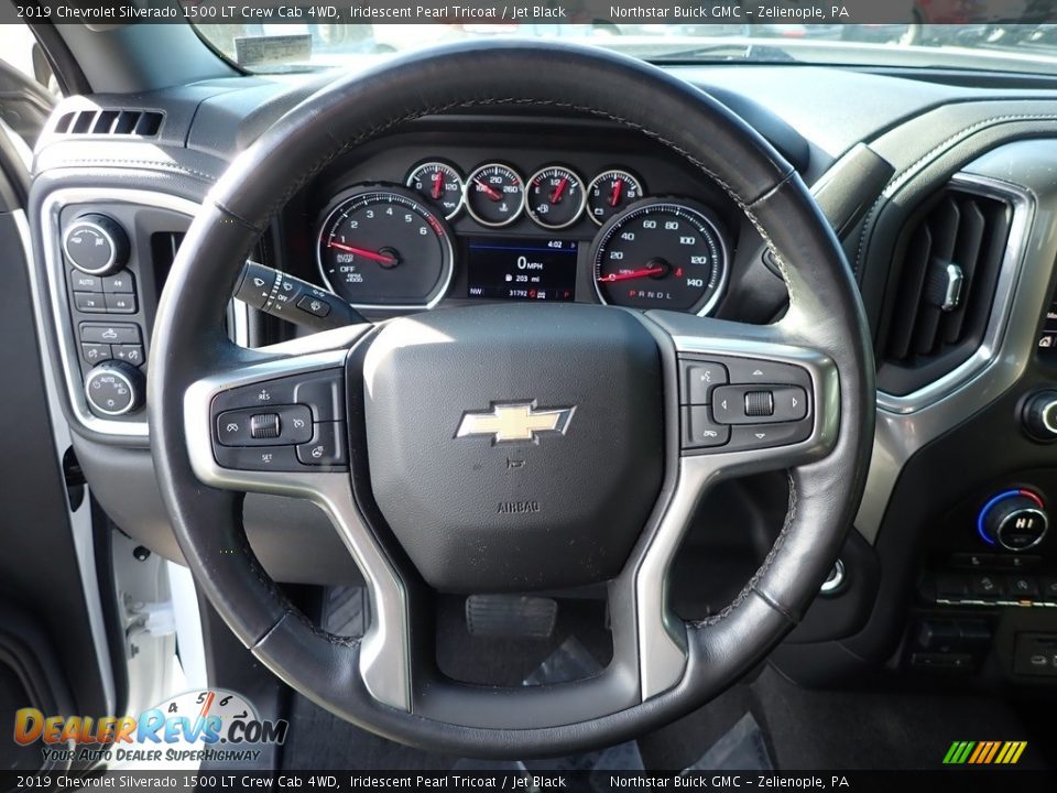 2019 Chevrolet Silverado 1500 LT Crew Cab 4WD Iridescent Pearl Tricoat / Jet Black Photo #22