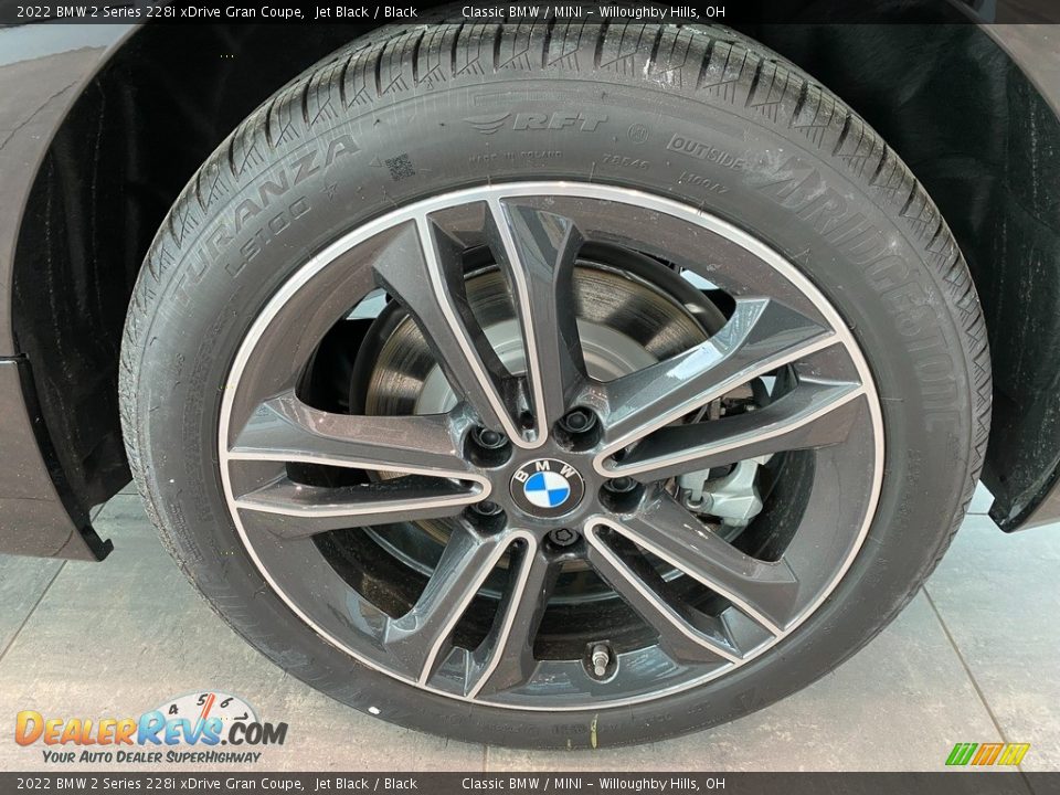 2022 BMW 2 Series 228i xDrive Gran Coupe Jet Black / Black Photo #3