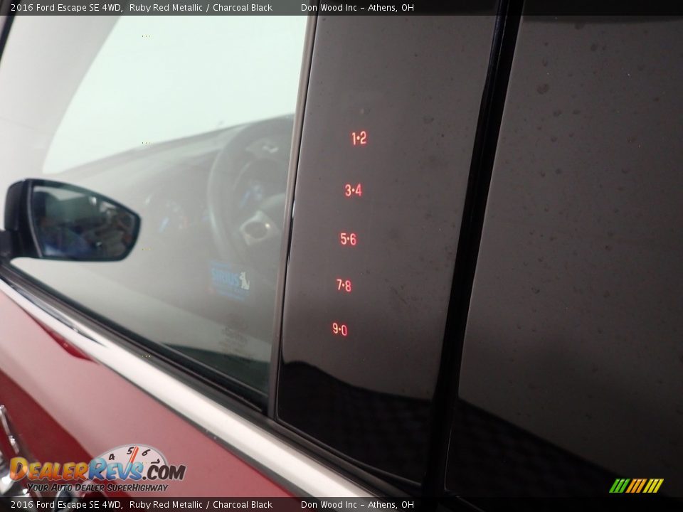 2016 Ford Escape SE 4WD Ruby Red Metallic / Charcoal Black Photo #20
