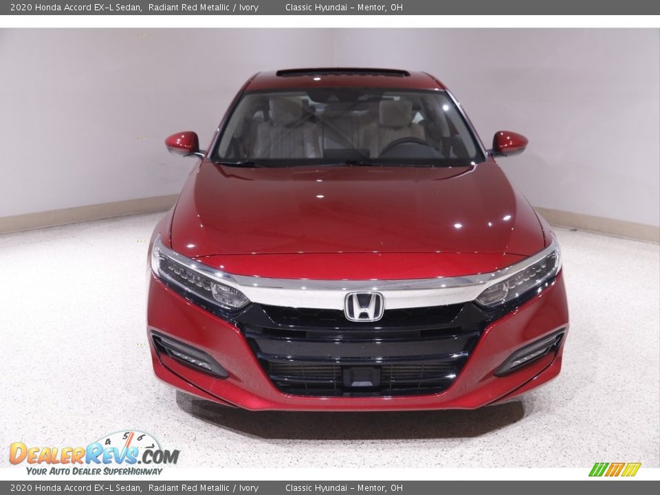 2020 Honda Accord EX-L Sedan Radiant Red Metallic / Ivory Photo #2