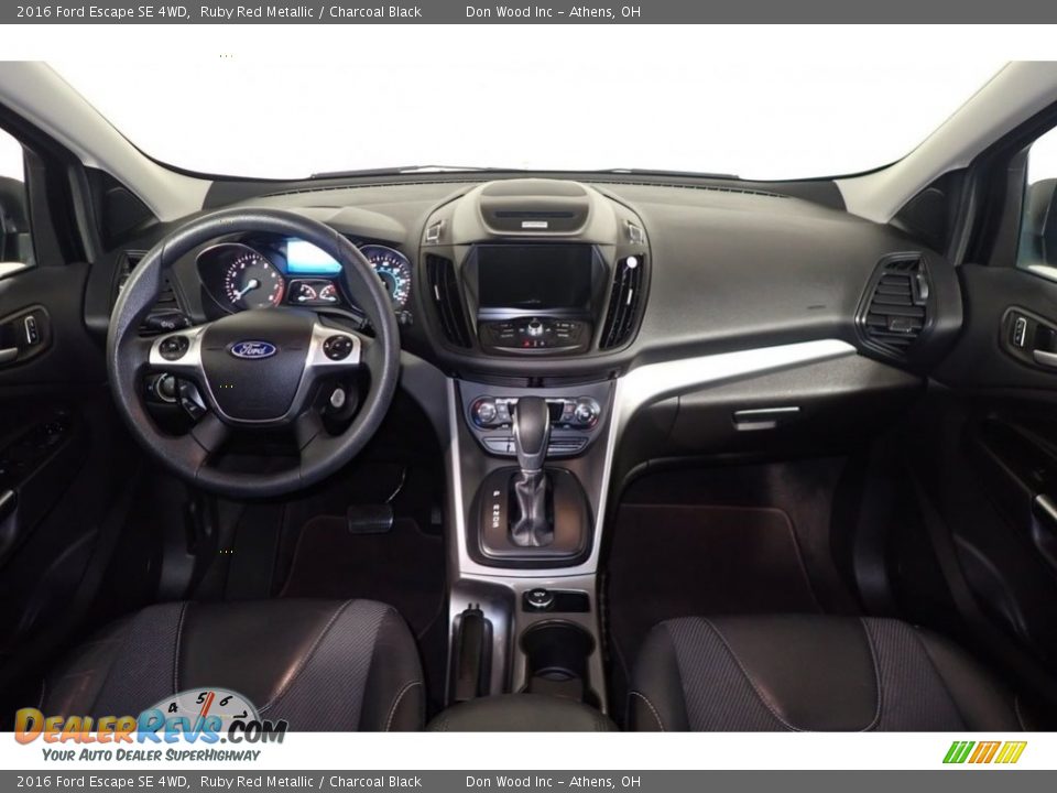 2016 Ford Escape SE 4WD Ruby Red Metallic / Charcoal Black Photo #25
