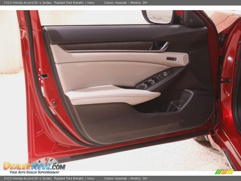 2020 Honda Accord EX-L Sedan Radiant Red Metallic / Ivory Photo #4