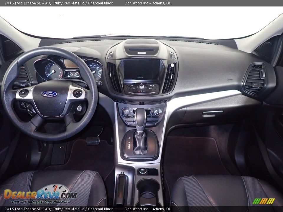 2016 Ford Escape SE 4WD Ruby Red Metallic / Charcoal Black Photo #26