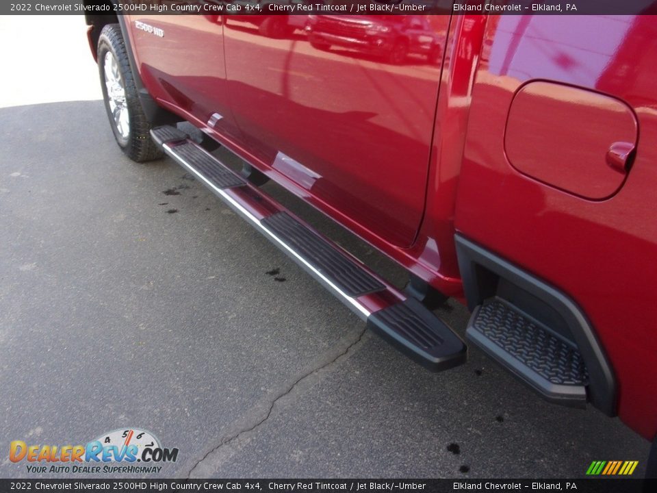 2022 Chevrolet Silverado 2500HD High Country Crew Cab 4x4 Cherry Red Tintcoat / Jet Black/­Umber Photo #16