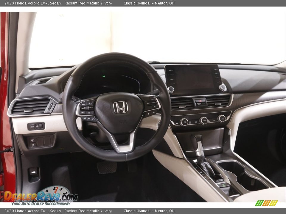 2020 Honda Accord EX-L Sedan Radiant Red Metallic / Ivory Photo #6
