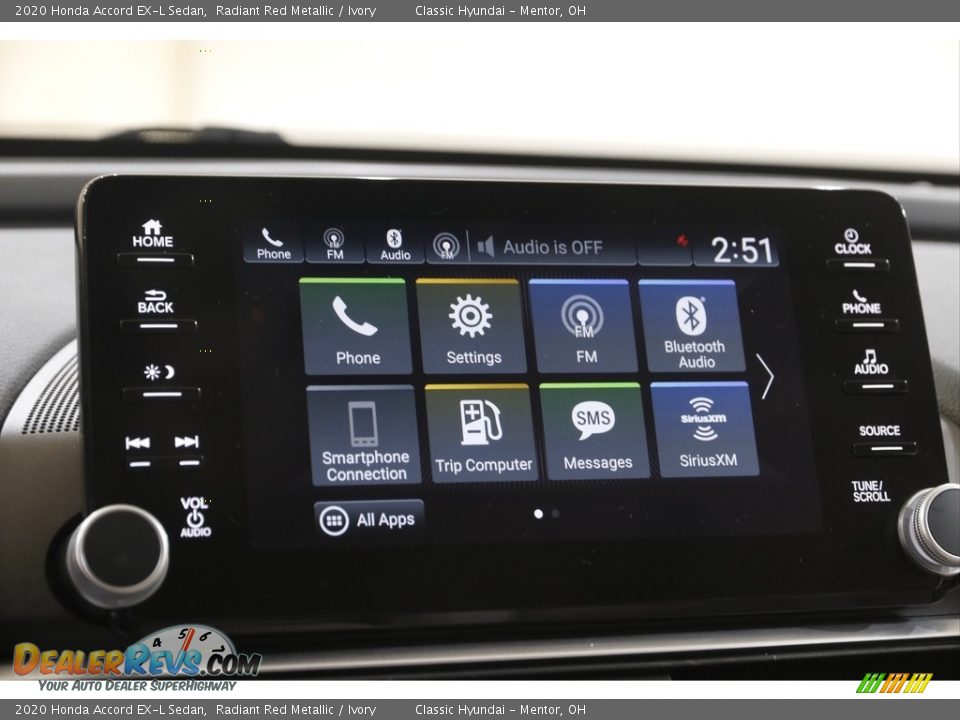 2020 Honda Accord EX-L Sedan Radiant Red Metallic / Ivory Photo #10