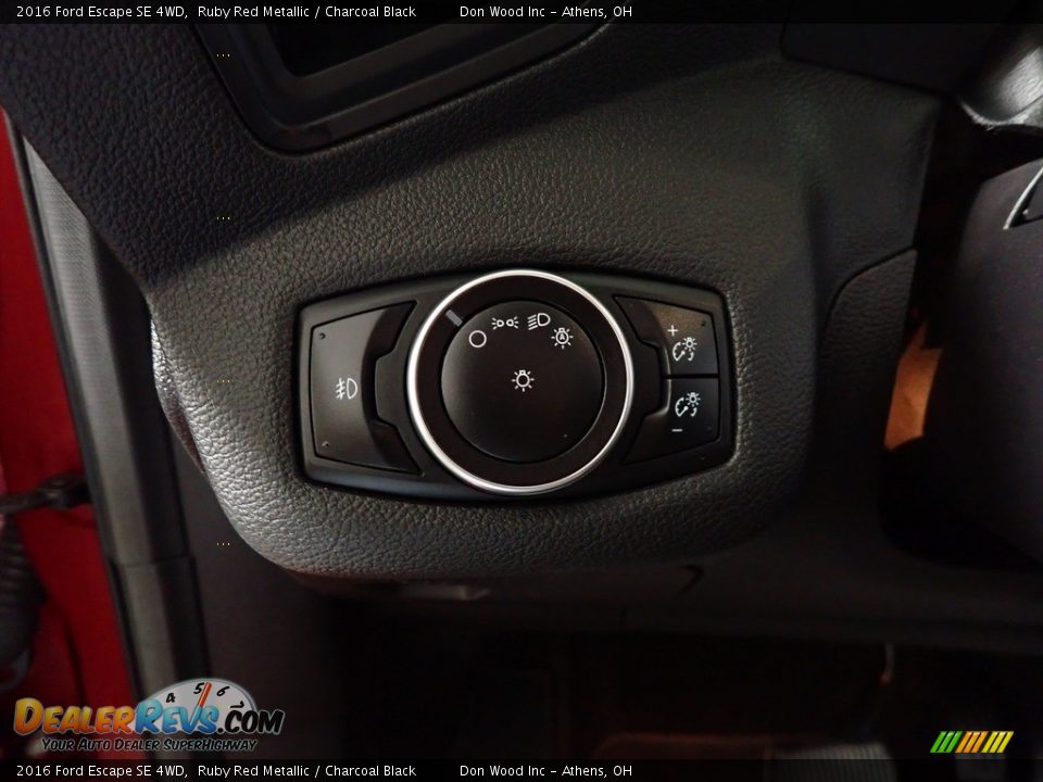 2016 Ford Escape SE 4WD Ruby Red Metallic / Charcoal Black Photo #32