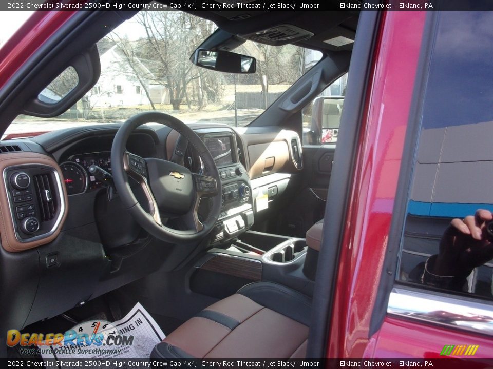 Jet Black/­Umber Interior - 2022 Chevrolet Silverado 2500HD High Country Crew Cab 4x4 Photo #21
