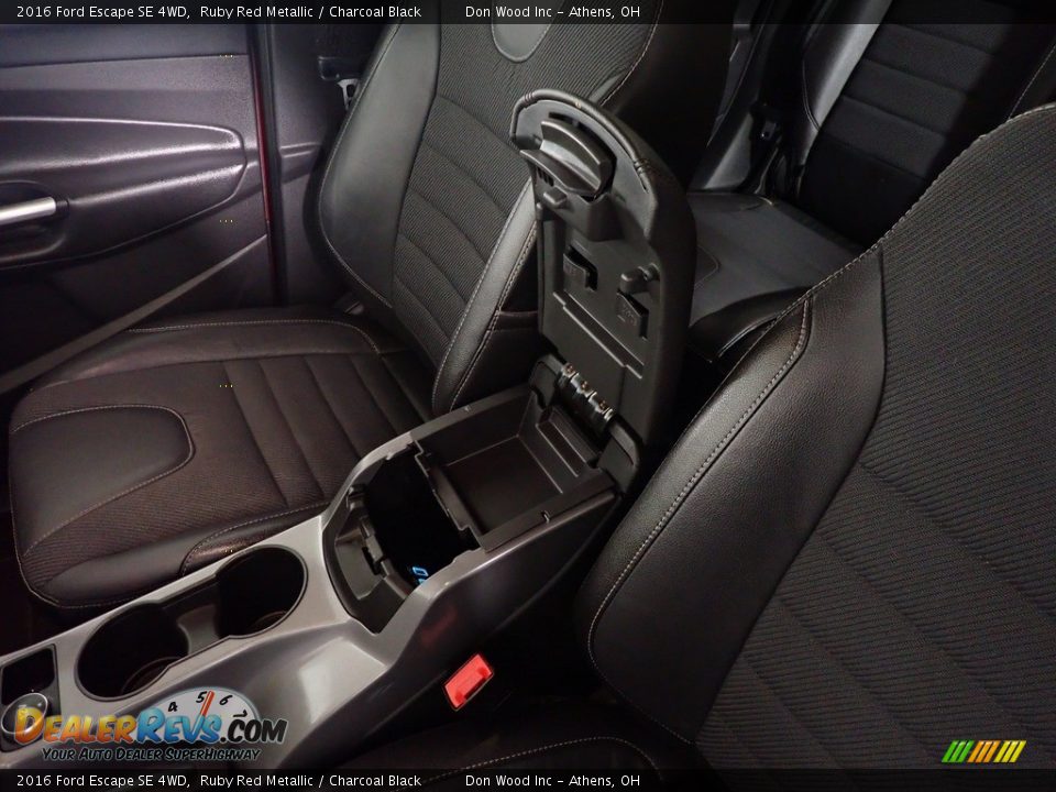 2016 Ford Escape SE 4WD Ruby Red Metallic / Charcoal Black Photo #34