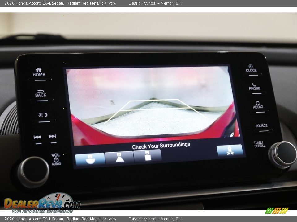 2020 Honda Accord EX-L Sedan Radiant Red Metallic / Ivory Photo #14