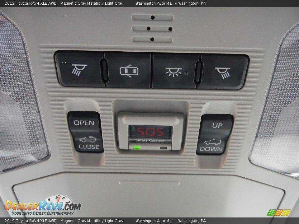2019 Toyota RAV4 XLE AWD Magnetic Gray Metallic / Light Gray Photo #9