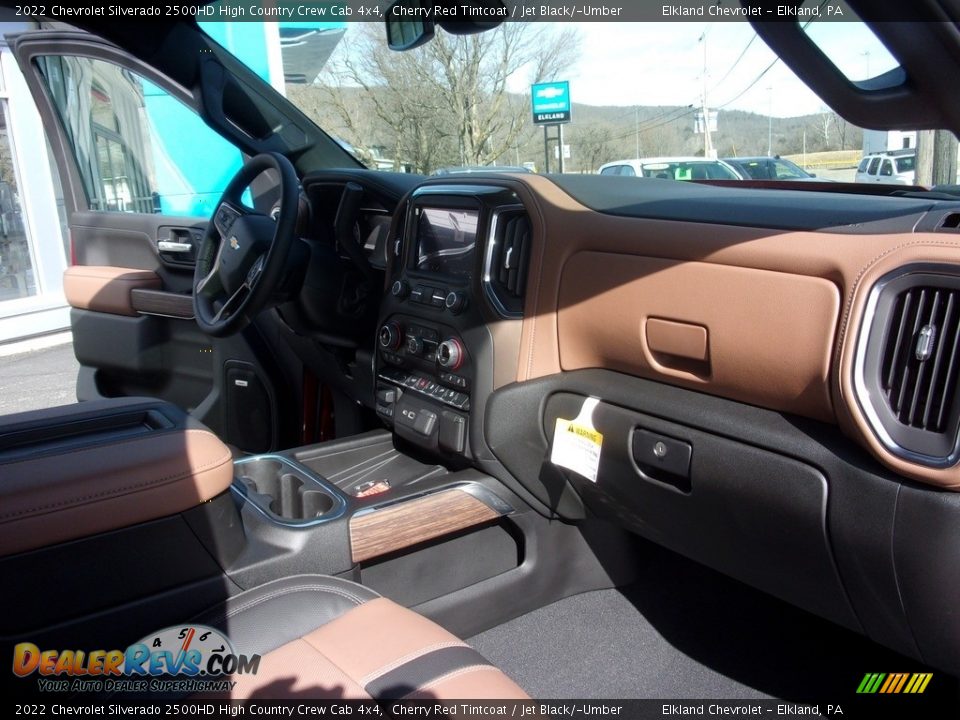 Dashboard of 2022 Chevrolet Silverado 2500HD High Country Crew Cab 4x4 Photo #27
