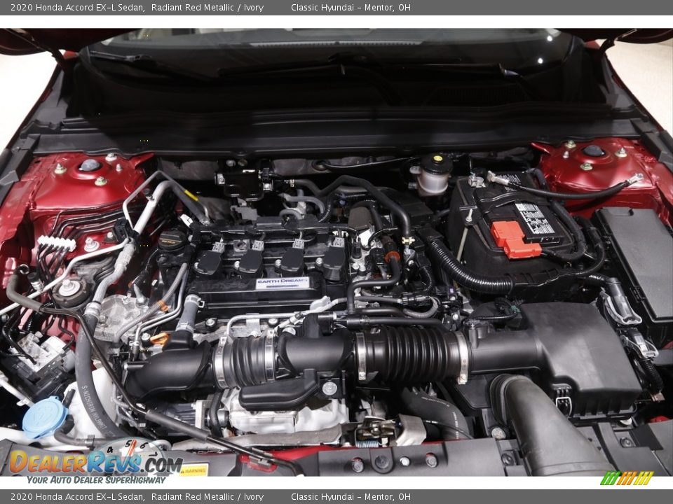 2020 Honda Accord EX-L Sedan Radiant Red Metallic / Ivory Photo #21