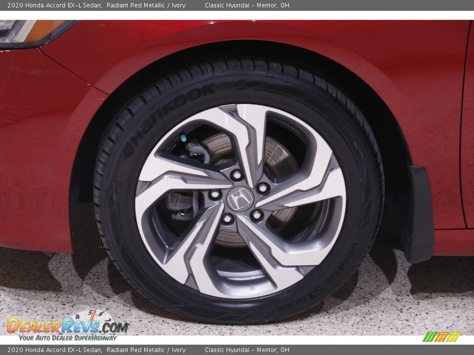 2020 Honda Accord EX-L Sedan Radiant Red Metallic / Ivory Photo #22