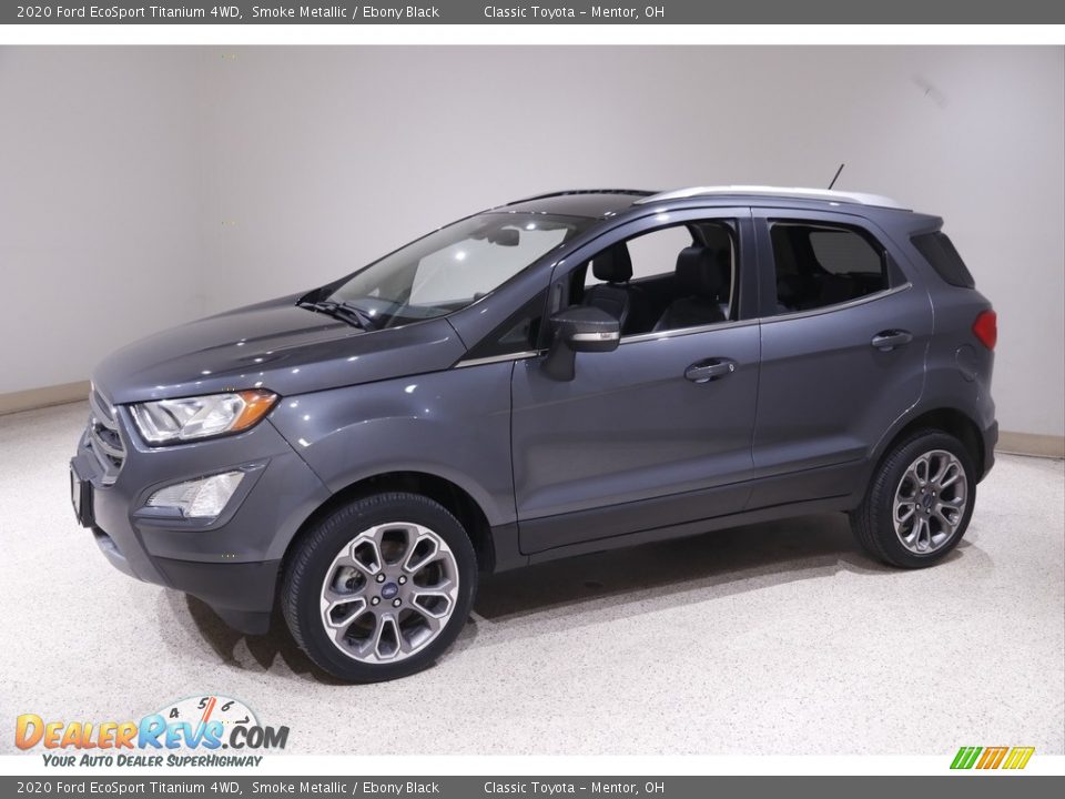 2020 Ford EcoSport Titanium 4WD Smoke Metallic / Ebony Black Photo #3