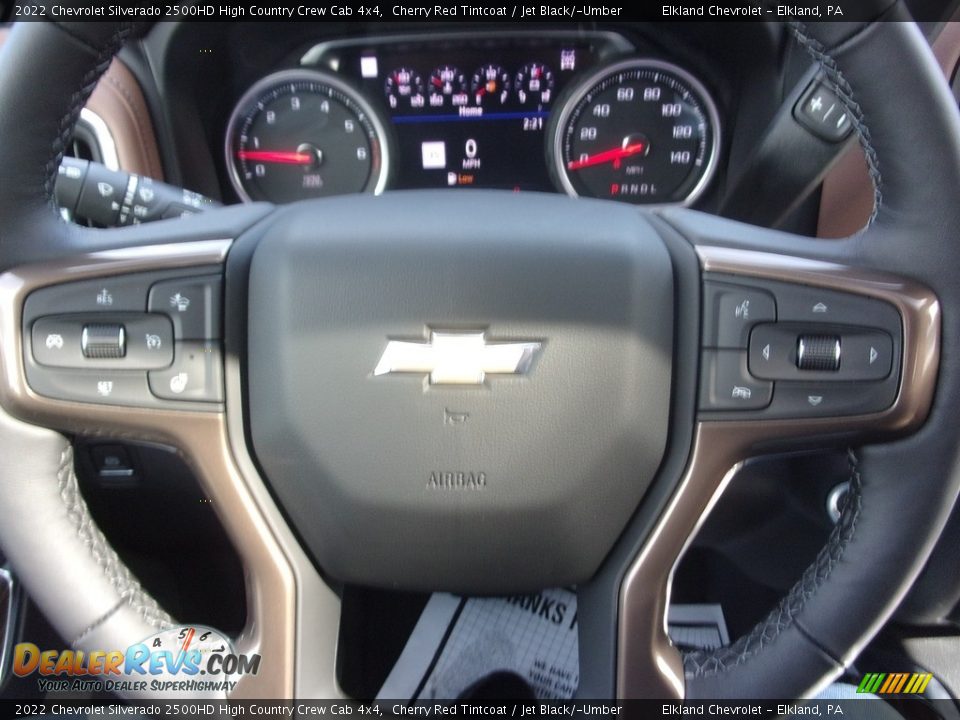 2022 Chevrolet Silverado 2500HD High Country Crew Cab 4x4 Steering Wheel Photo #34