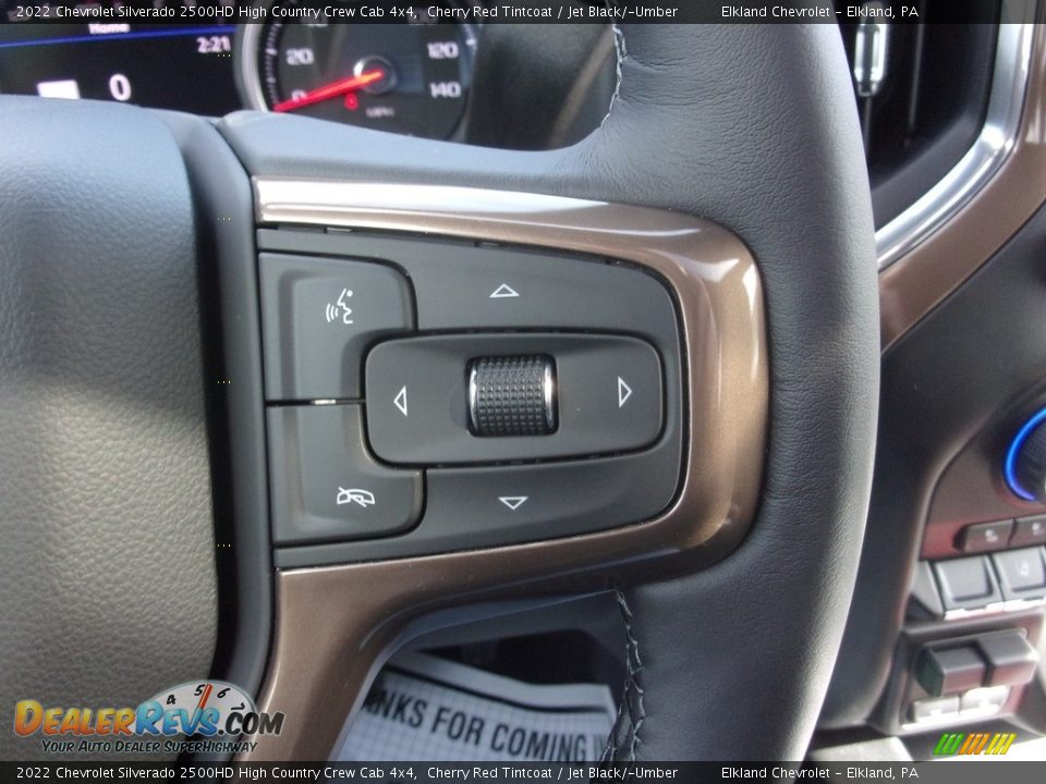 2022 Chevrolet Silverado 2500HD High Country Crew Cab 4x4 Steering Wheel Photo #35