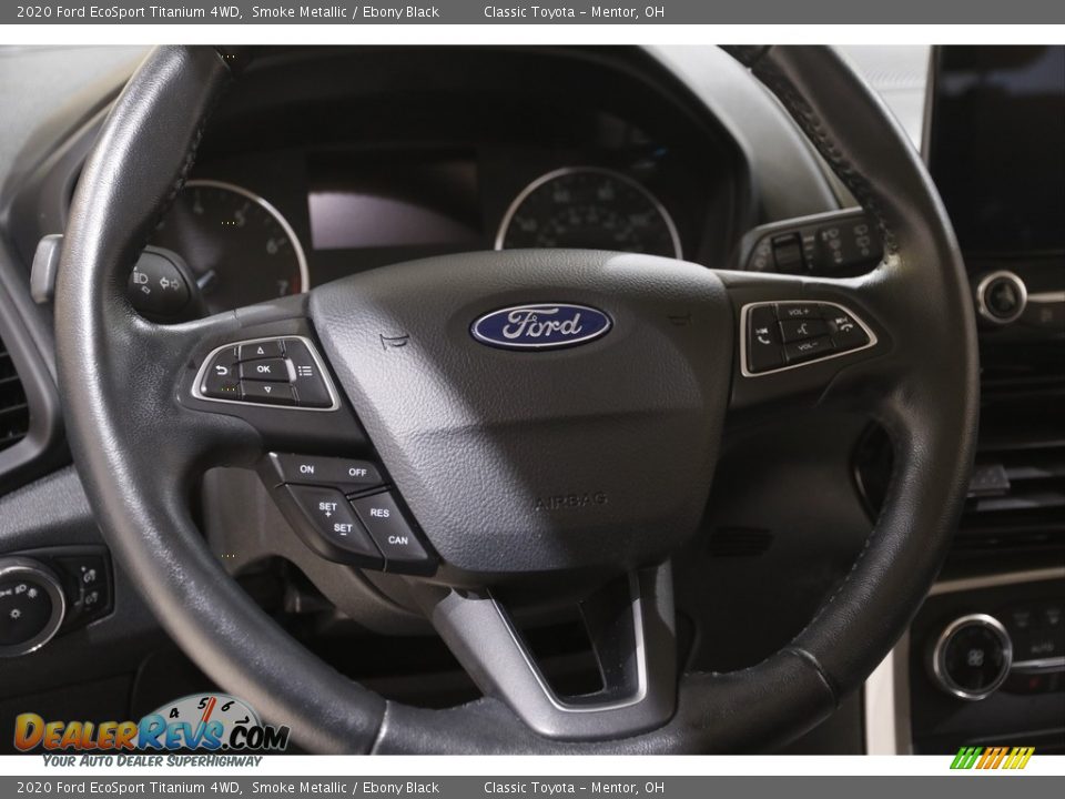 2020 Ford EcoSport Titanium 4WD Smoke Metallic / Ebony Black Photo #7