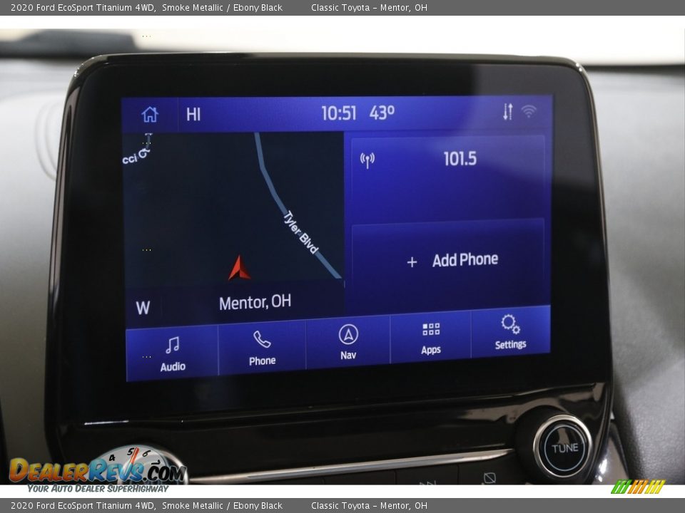2020 Ford EcoSport Titanium 4WD Smoke Metallic / Ebony Black Photo #10