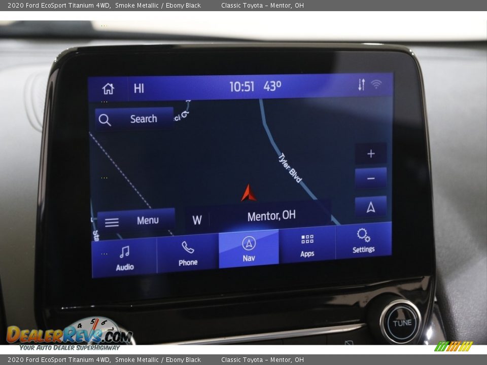 2020 Ford EcoSport Titanium 4WD Smoke Metallic / Ebony Black Photo #11