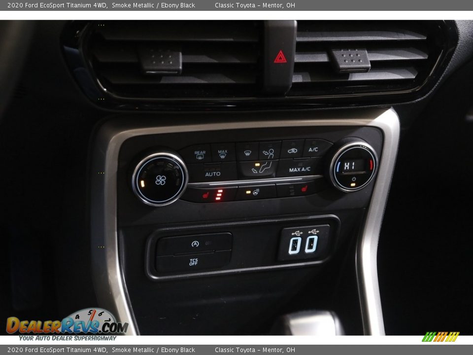 2020 Ford EcoSport Titanium 4WD Smoke Metallic / Ebony Black Photo #13