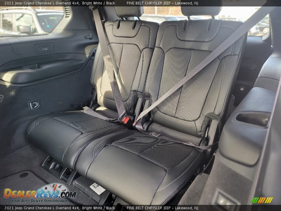 Rear Seat of 2021 Jeep Grand Cherokee L Overland 4x4 Photo #14
