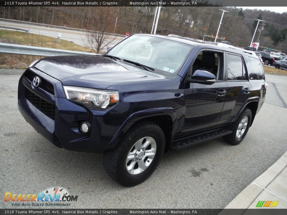 2018 Toyota 4Runner SR5 4x4 Nautical Blue Metallic / Graphite Photo #14