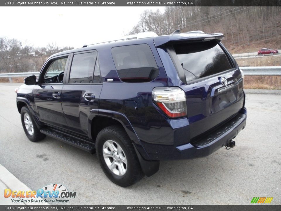 2018 Toyota 4Runner SR5 4x4 Nautical Blue Metallic / Graphite Photo #15