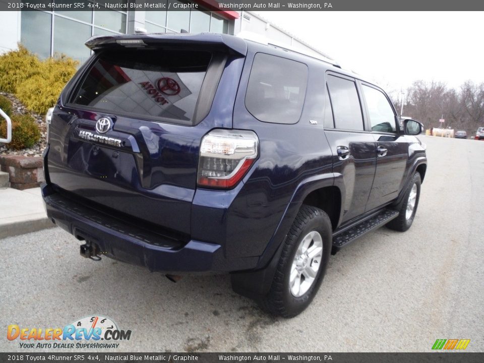 2018 Toyota 4Runner SR5 4x4 Nautical Blue Metallic / Graphite Photo #17